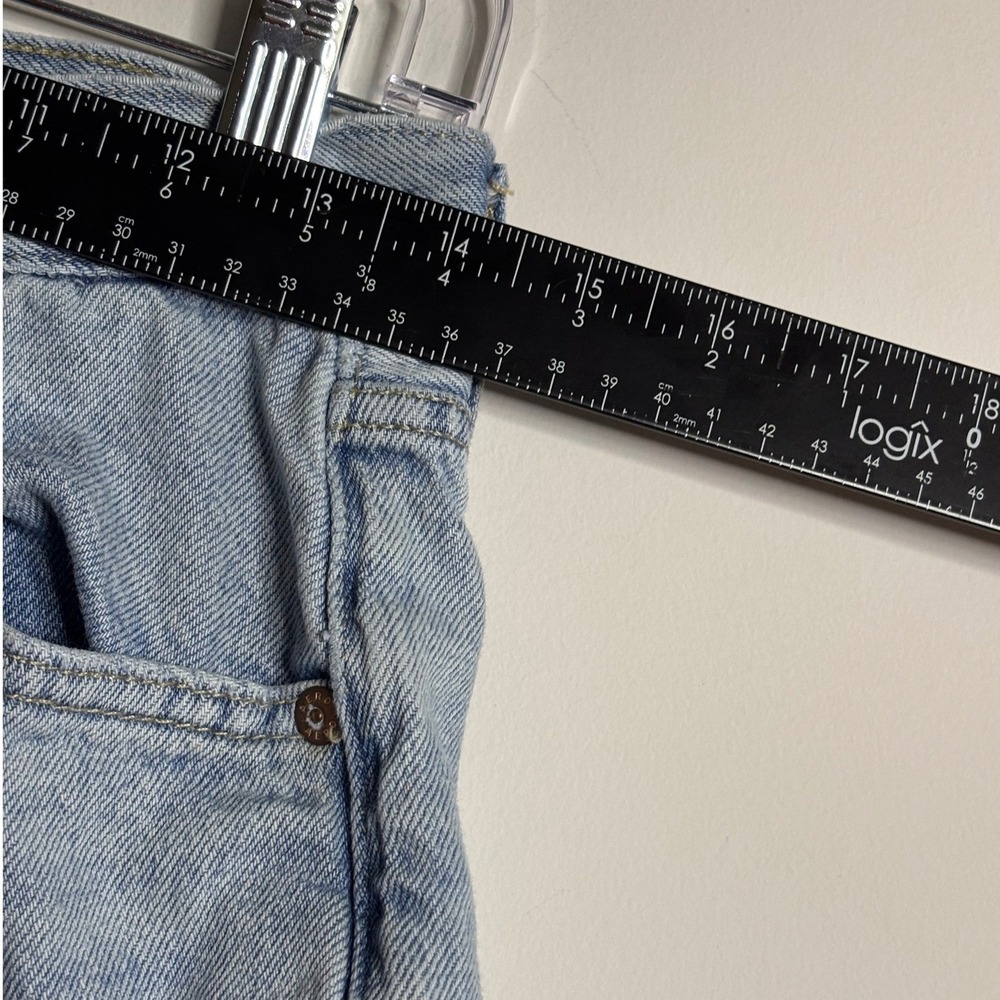 Aeropostale Light Wash High Rise Baggy Jeans Women 2 Reg - Picture 3 of 7